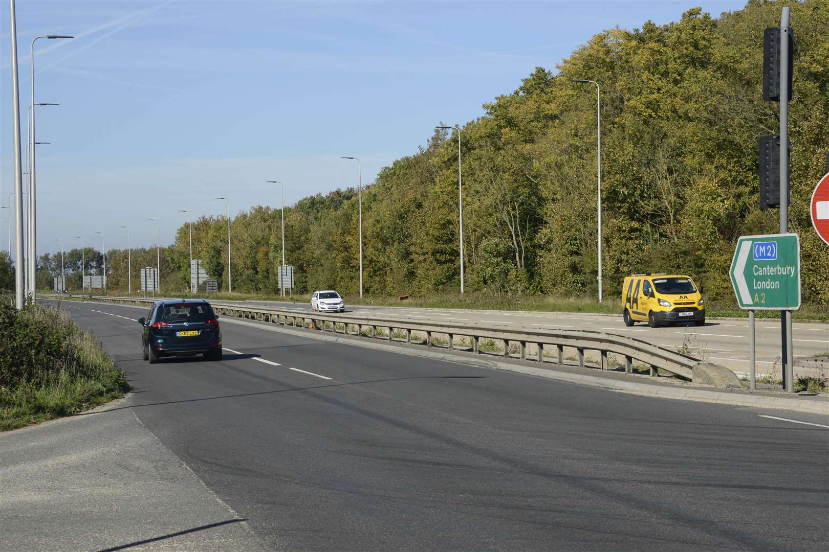 Shepherdswell junction area of the A2. Picture: Paul Amos