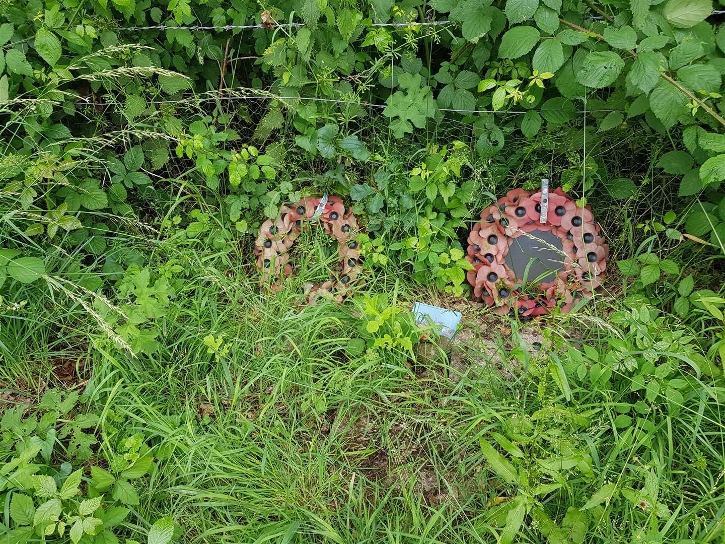 The memorial for Mr Blumer in Nettlestead Green