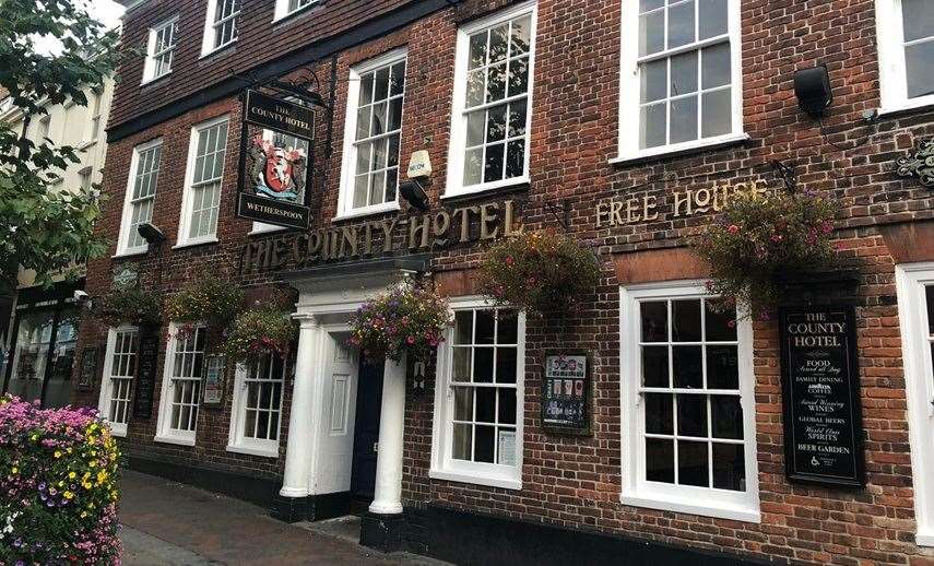 The Wetherspoon in Ashford - just one of the chain pubs Secret Drinker has visited over the years