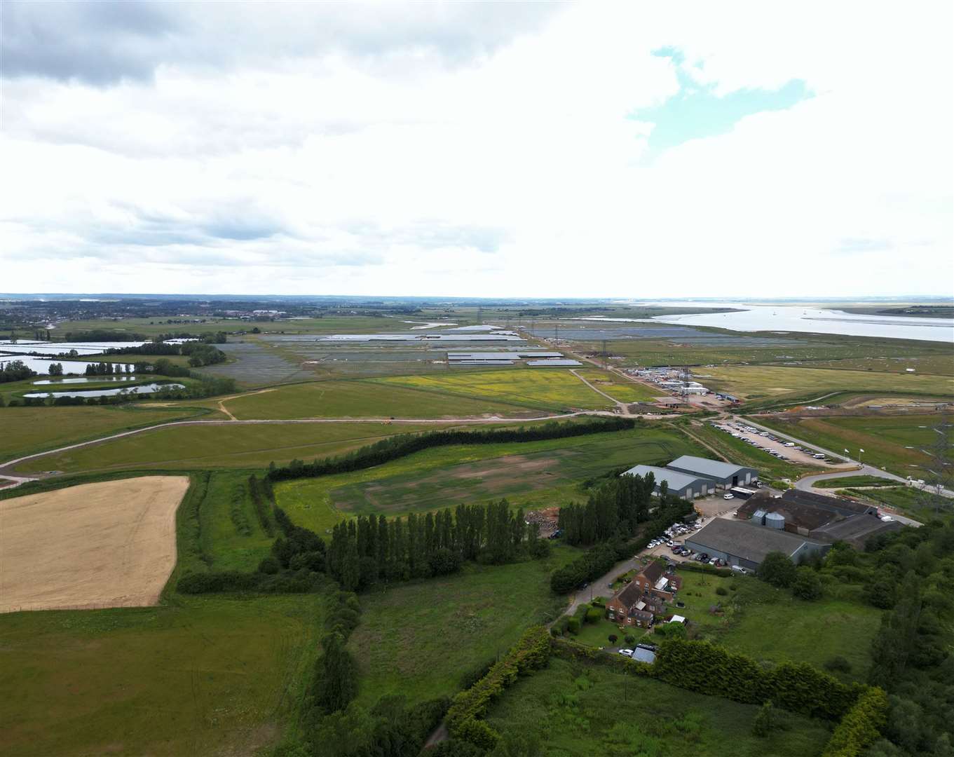 The ongoing work at the Cleve Hill site which was approved by the Planning Inspectorate on appealPicture: Barry Goodwin