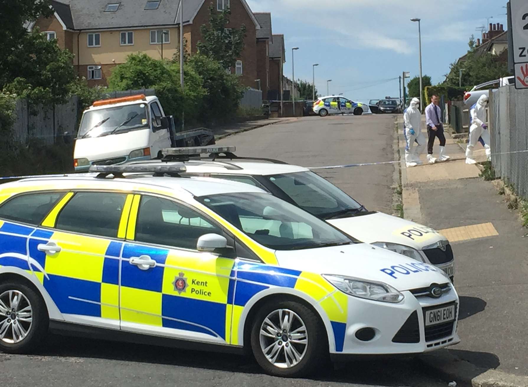 Haig Avenue, Chatham, cordoned off after an assault