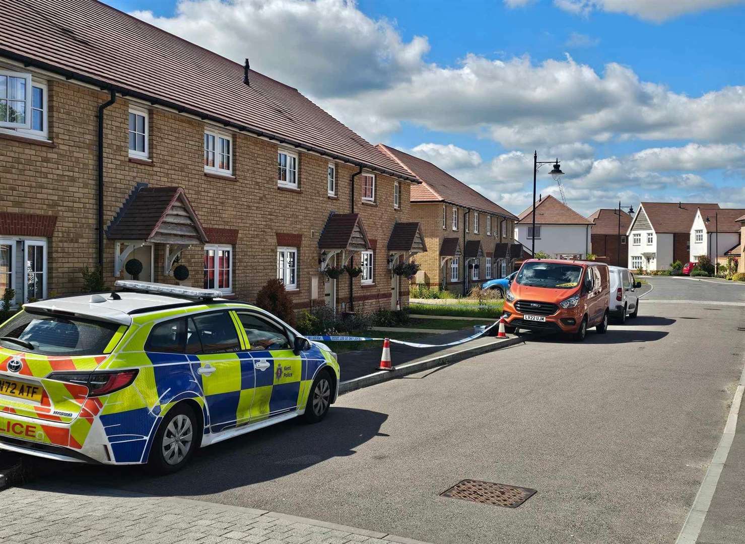 Forensics in the Great Threads area in Staplehurst