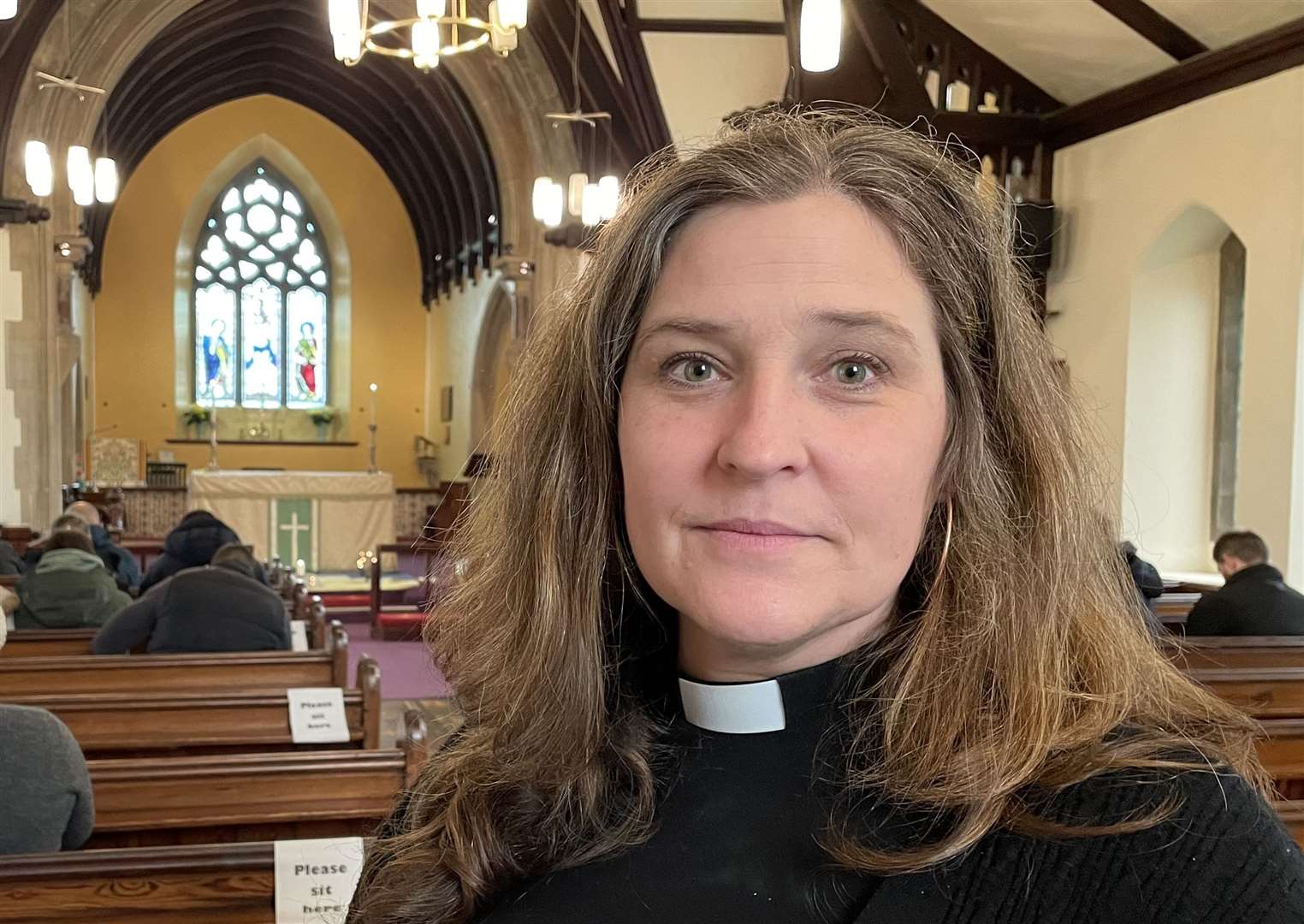 Church Curate, Lorna Faulkner, of Holy Trinity church, Coxheath