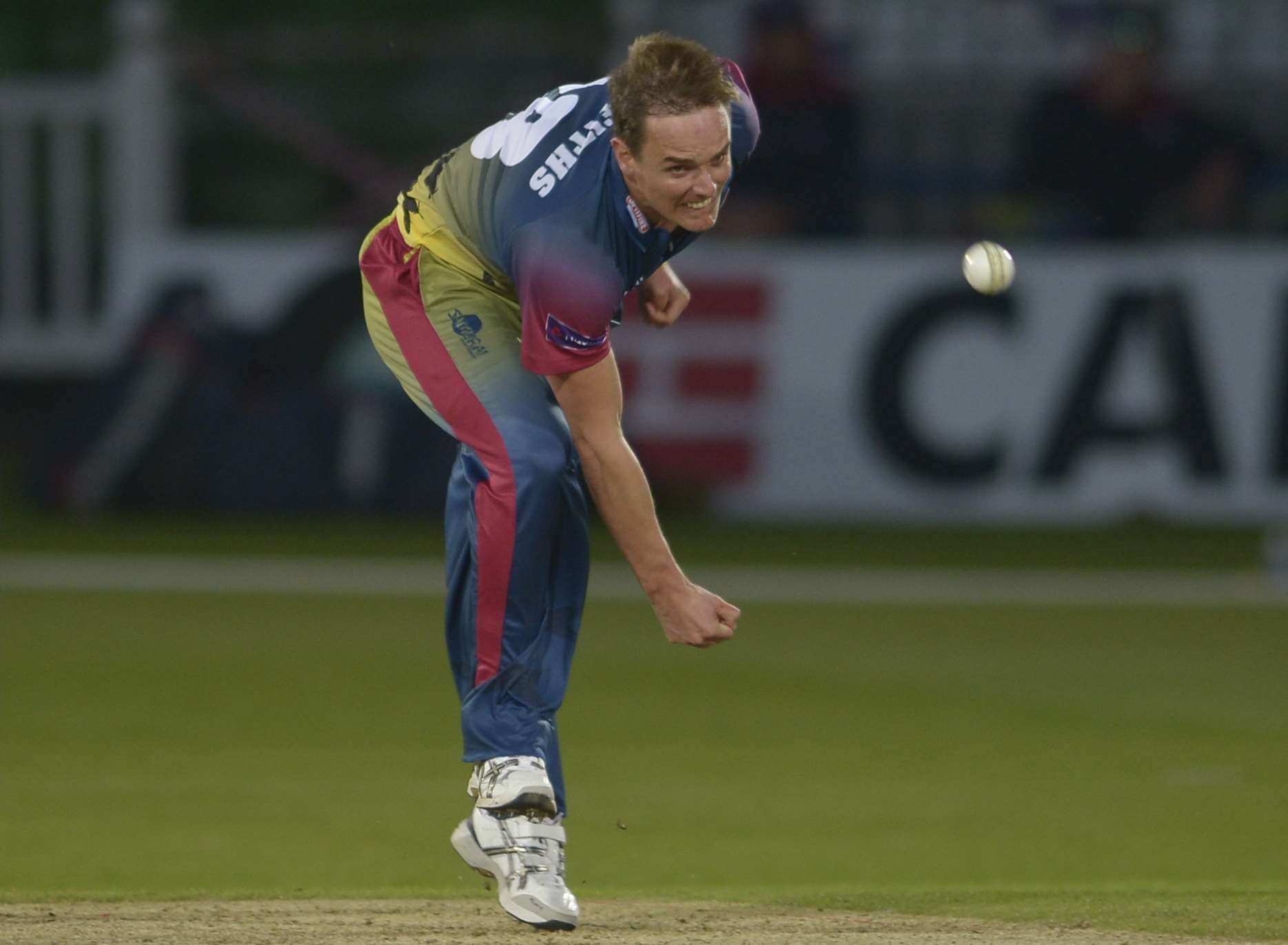 David Griffiths in action against Sussex. Picture: Barry Goodwin.