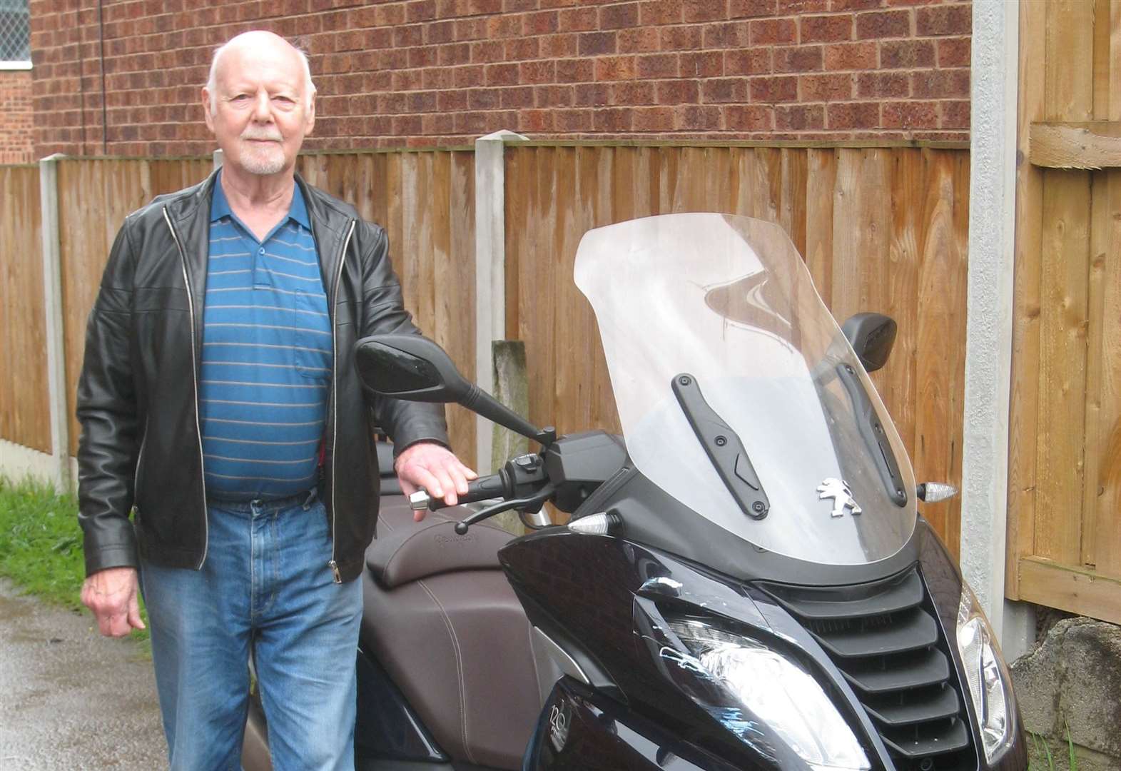 Alan Wright, 75, came off his bike when he was travelling on the A2 back from his holiday in France. Picture: Kent Police