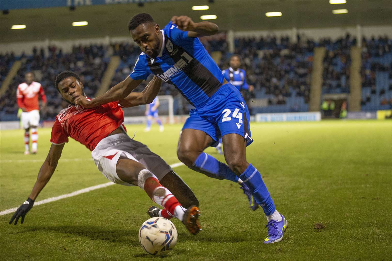 Gillingham winger Mustapha Carayol absent with another injury Picture: KPI