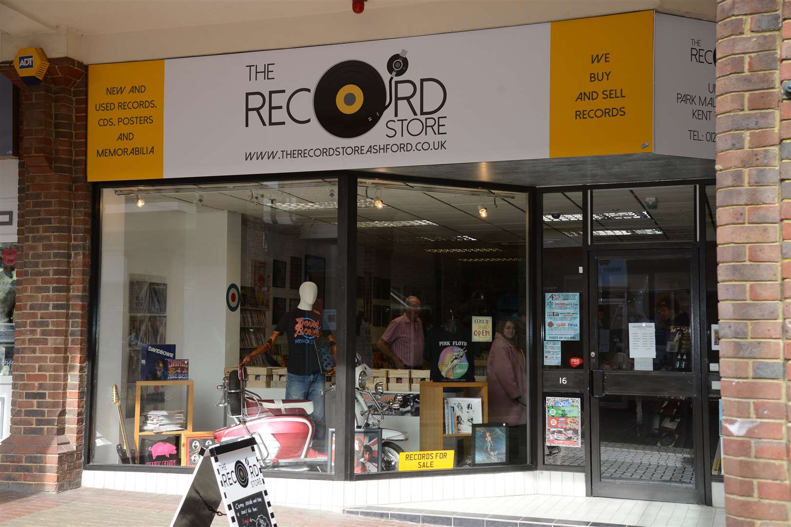 The Record Store, at Park Mall, Ashford. Picture: Gary Browne