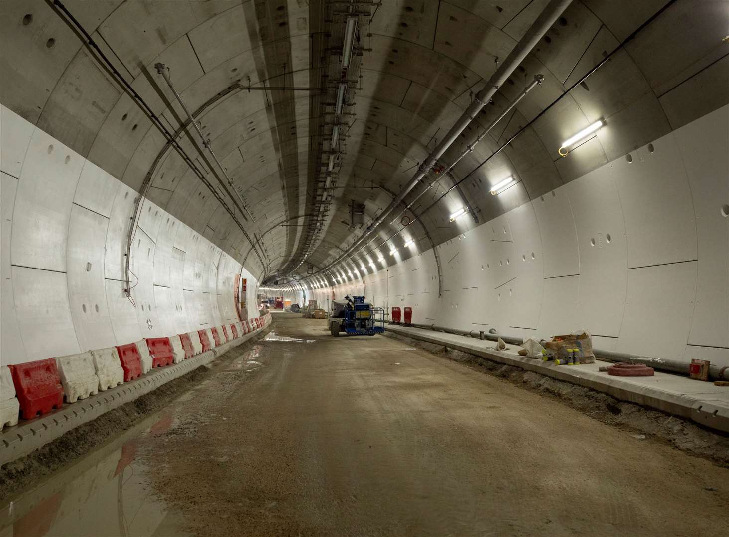 Inside of new Silvertown Tunnel. Picture: Transport for London