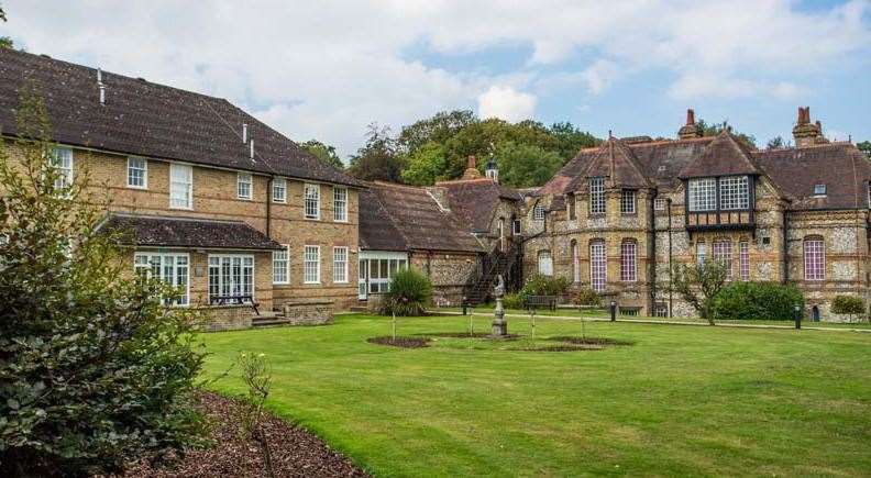 The former Fawkham Manor Hospital