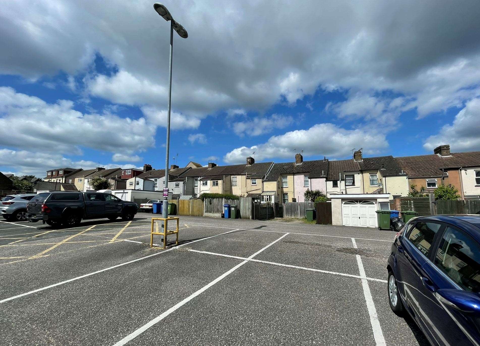 Cockleshell Walk car park backs onto the rear of Frederick Street. Picture: Joe Crossley