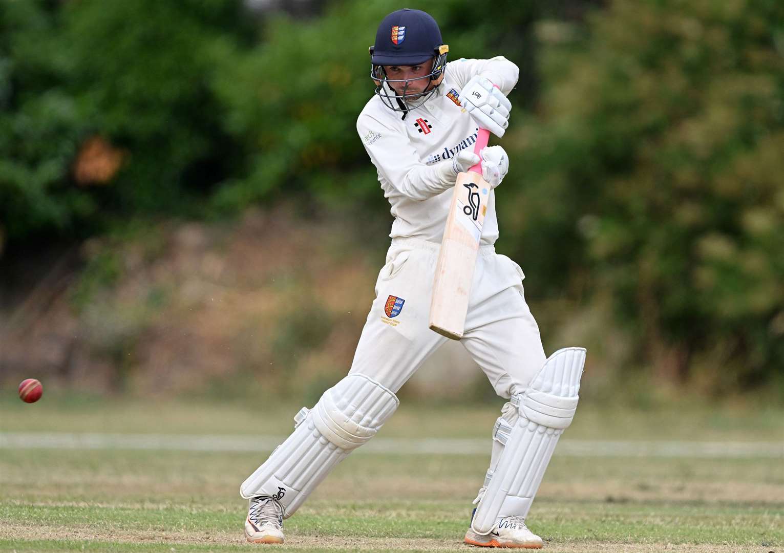 Rory Smith – his 81 wasn’t enough to secure Sandwich a last-day Kent League Premier Division win at Bexley. But Sandwich did just about avoid relegation. Picture: Keith Gillard