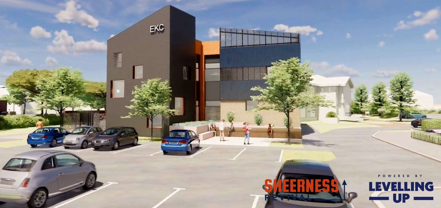 A CGI of the plans for the Sheppey College expansion. Picture: EKC/Swale council