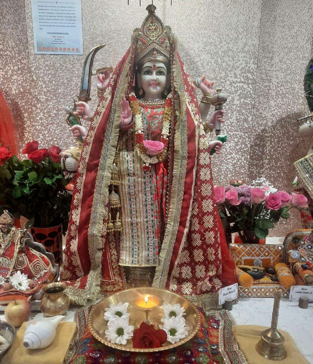 Diwali celebrations at Gravesend Hindu Temple last year