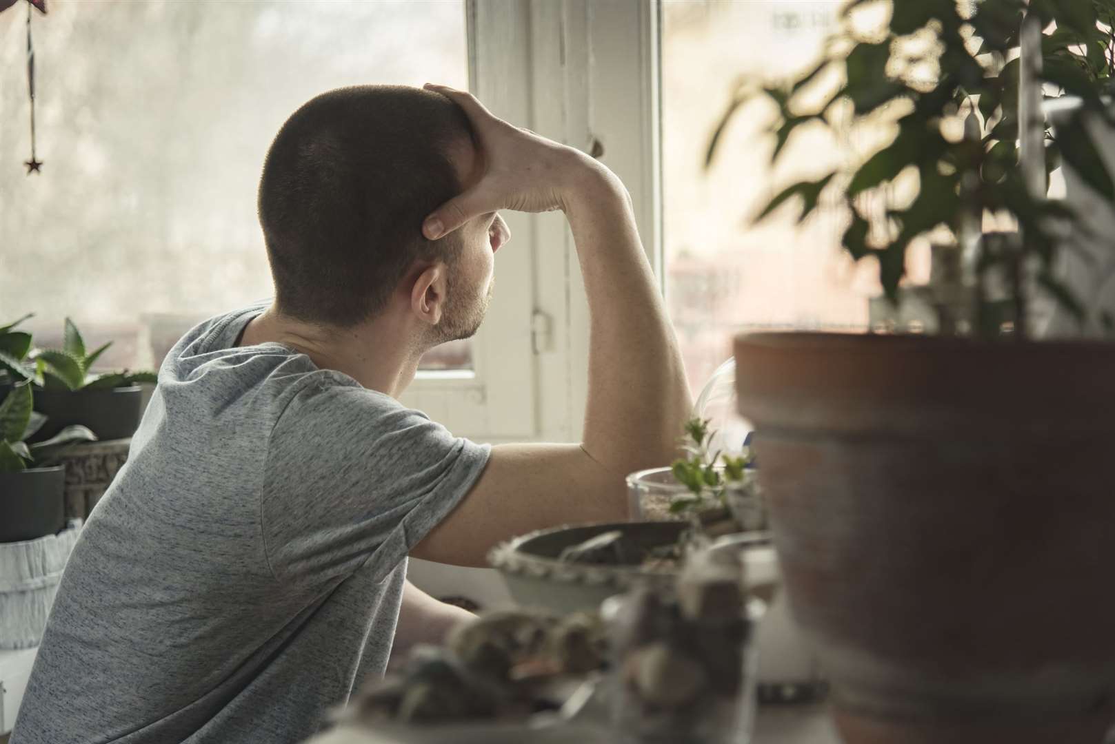 Mr Greening believes men's mental health has actually improved because of lockdown. Stock picture