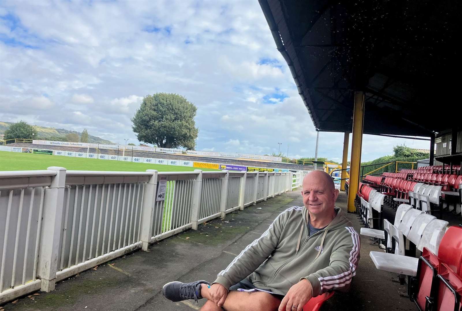 Folkestone resident Andy Morris, who is on the coaching staff at Folkestone Invicta. Photo: KMG/LDRS