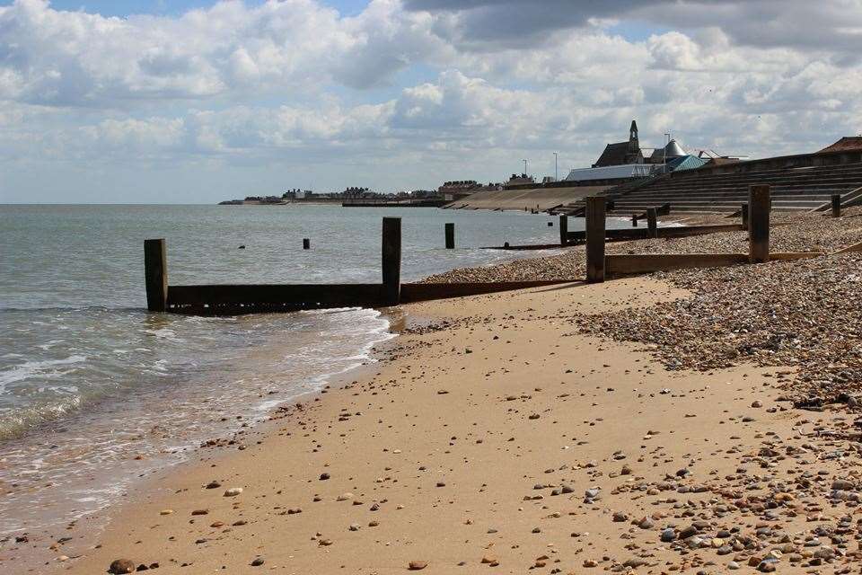 The Sheerness Blue Flag beach on the Isle of Sheppey