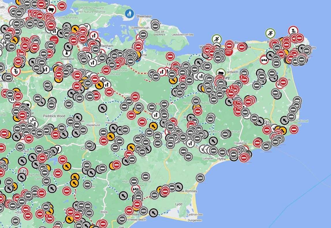 Roadworks in Kent week commencing March 11. Picture: One.Network