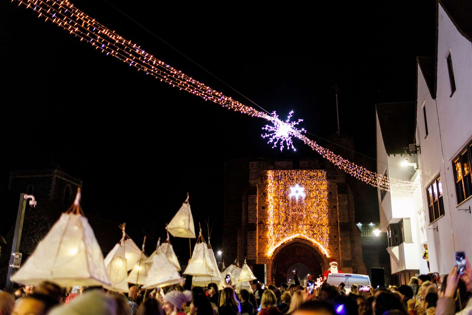 Canterbury Christmas Lights switch-on 2022. Picture: Matt Wilson