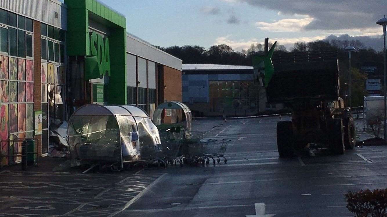 A cash machine has been stolen from the Asda in Tunbridge Wells.