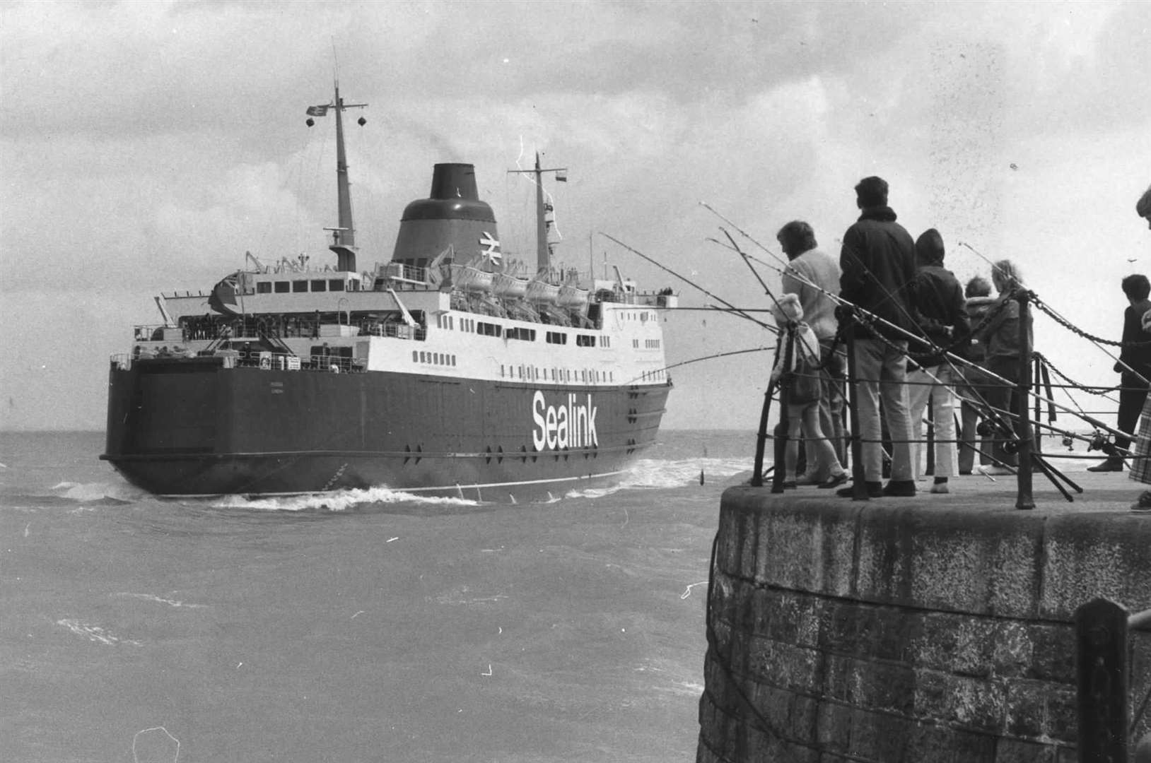 Folkestone Harbour was once a popular cross-Channel port for ferries