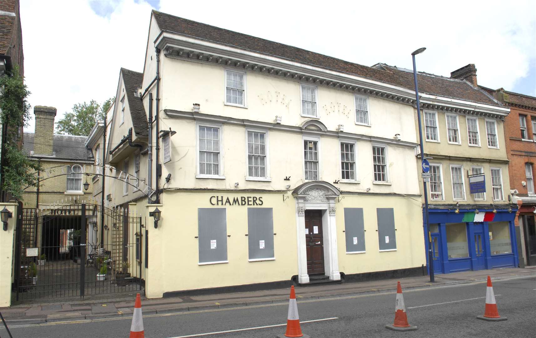 The property, formerly known as Stone Court Hotel, was shut down after a police raid. Picture: Martin Apps