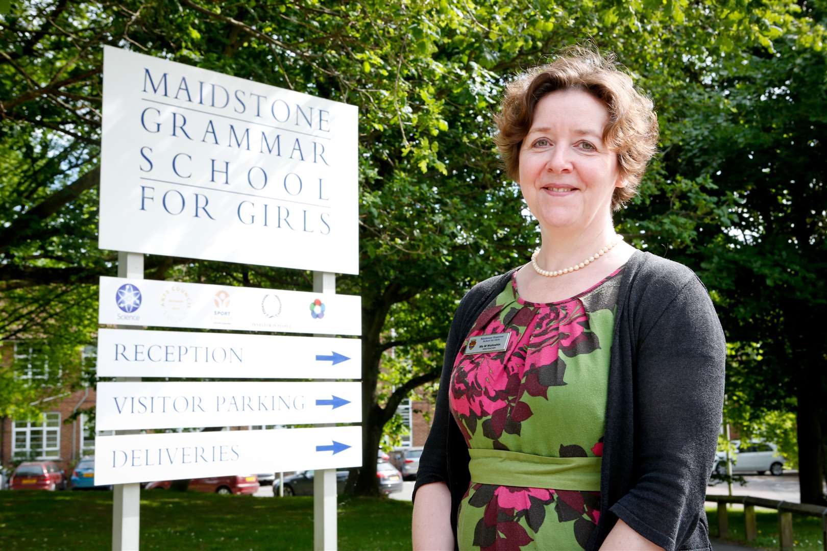 Headteacher Maureen Wolloshin