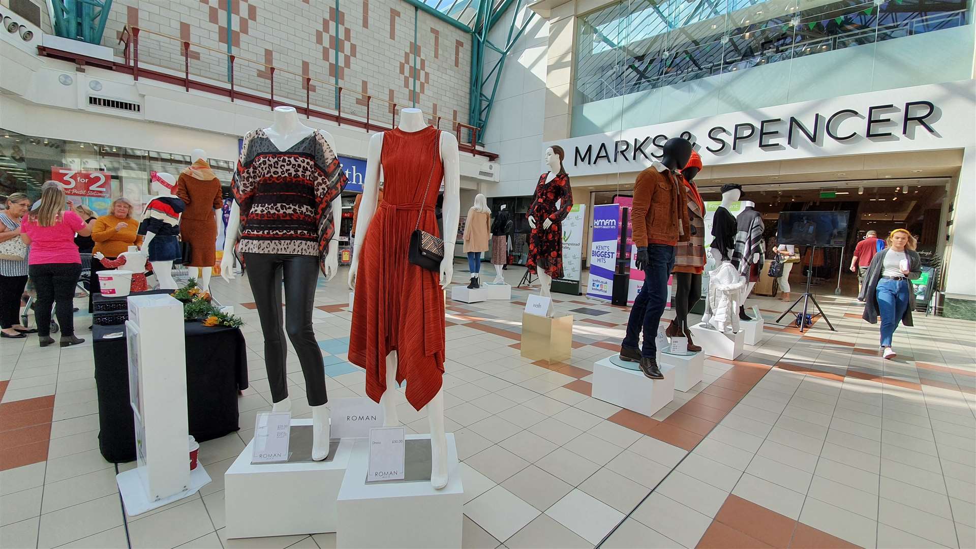 Hempstead Valley Shopping Centre, pictured in 2019