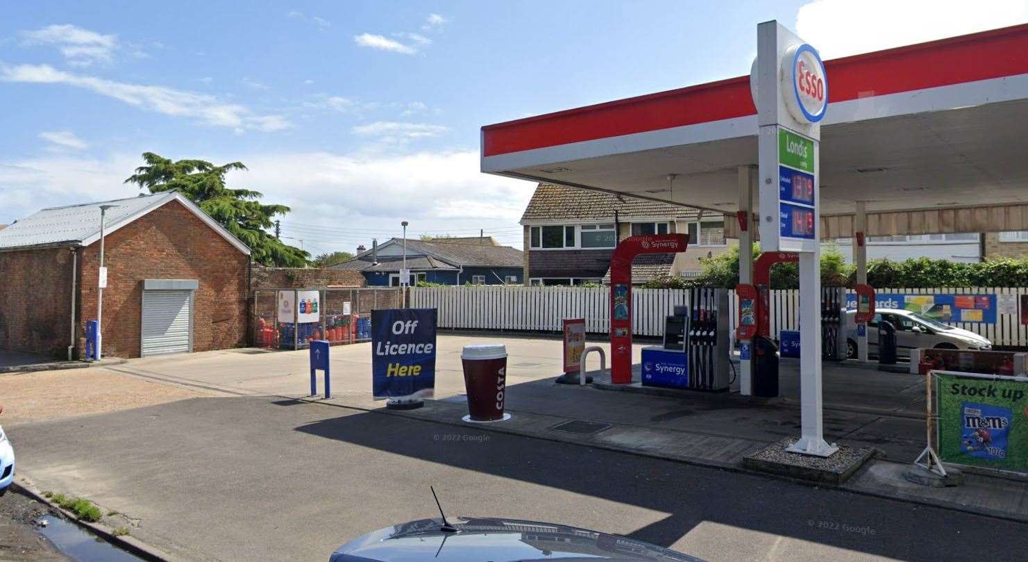 How the site used to look next to Esso in New Romney high street