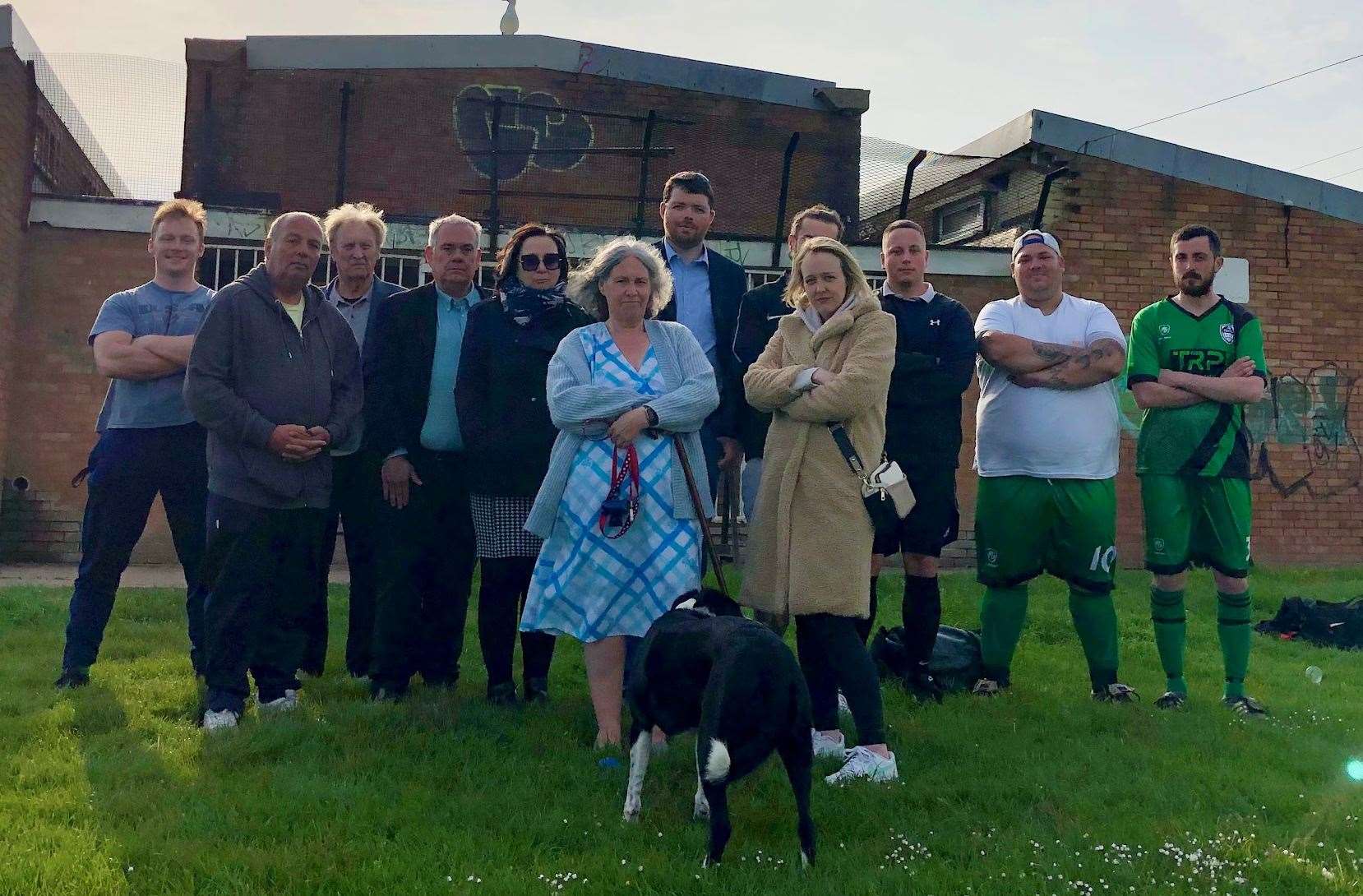 Campaigner June Tyrrell presented to Thanet District Council a 1,500-signature-strong petition calling for the overhaul of the Jackey Bakers site in Ramsgate. Picture: June Tyrrell