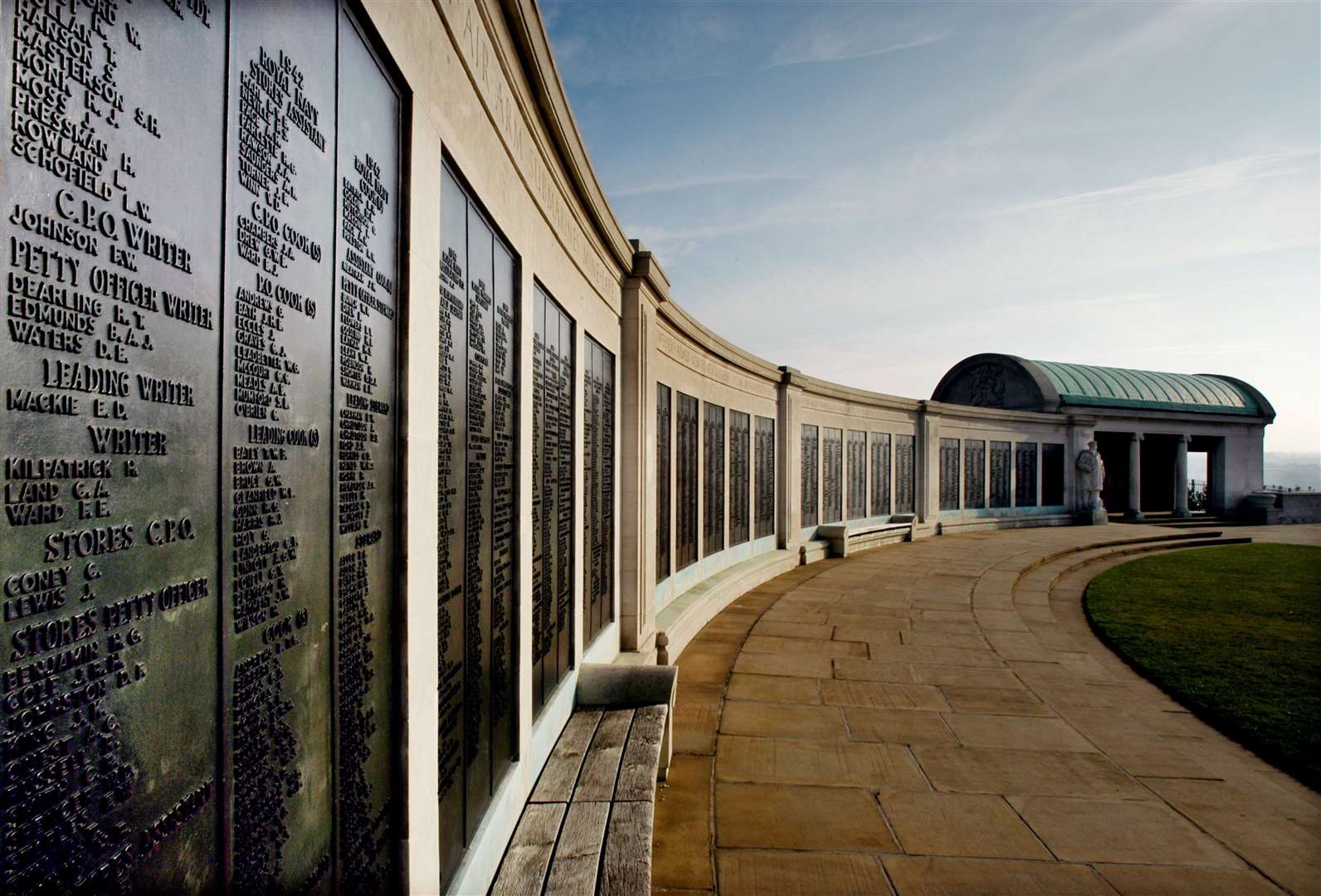 Herbert Woollacott is one of the thousands of sailors and marines commemorated at the Chatham Naval Memorial. Picture: Brian Harris