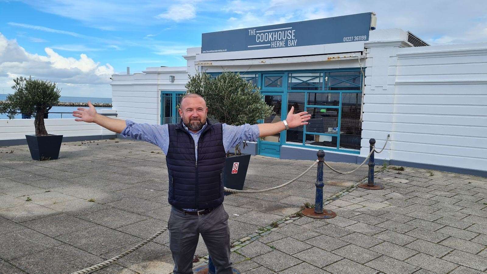 Mehmet Dari is opening a new fish restaurant at the foot of Herne Bay pier