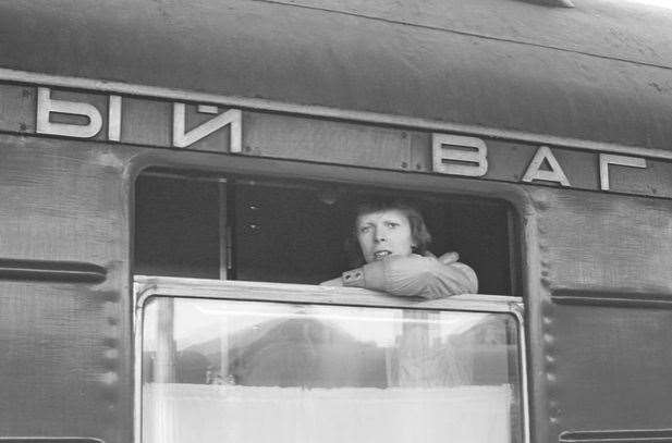 David Bowie on the Trans-Siberian Express in 1973