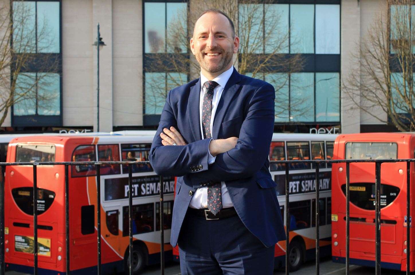 Stagecoach South East’s managing director Joel Mitchell