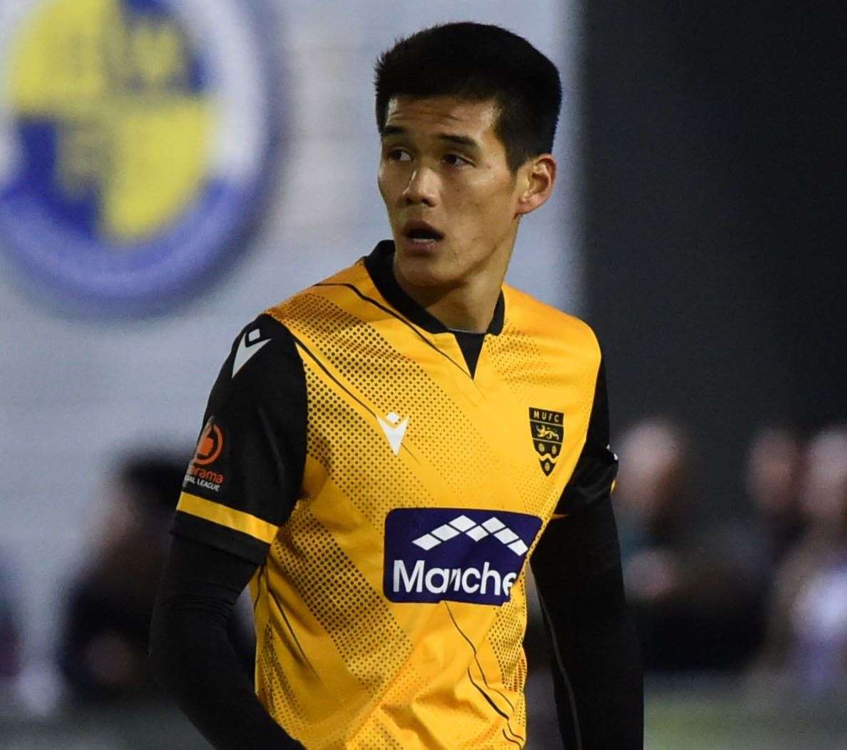 Maidstone United midfielder Bivesh Gurung Picture: Steve Terrell