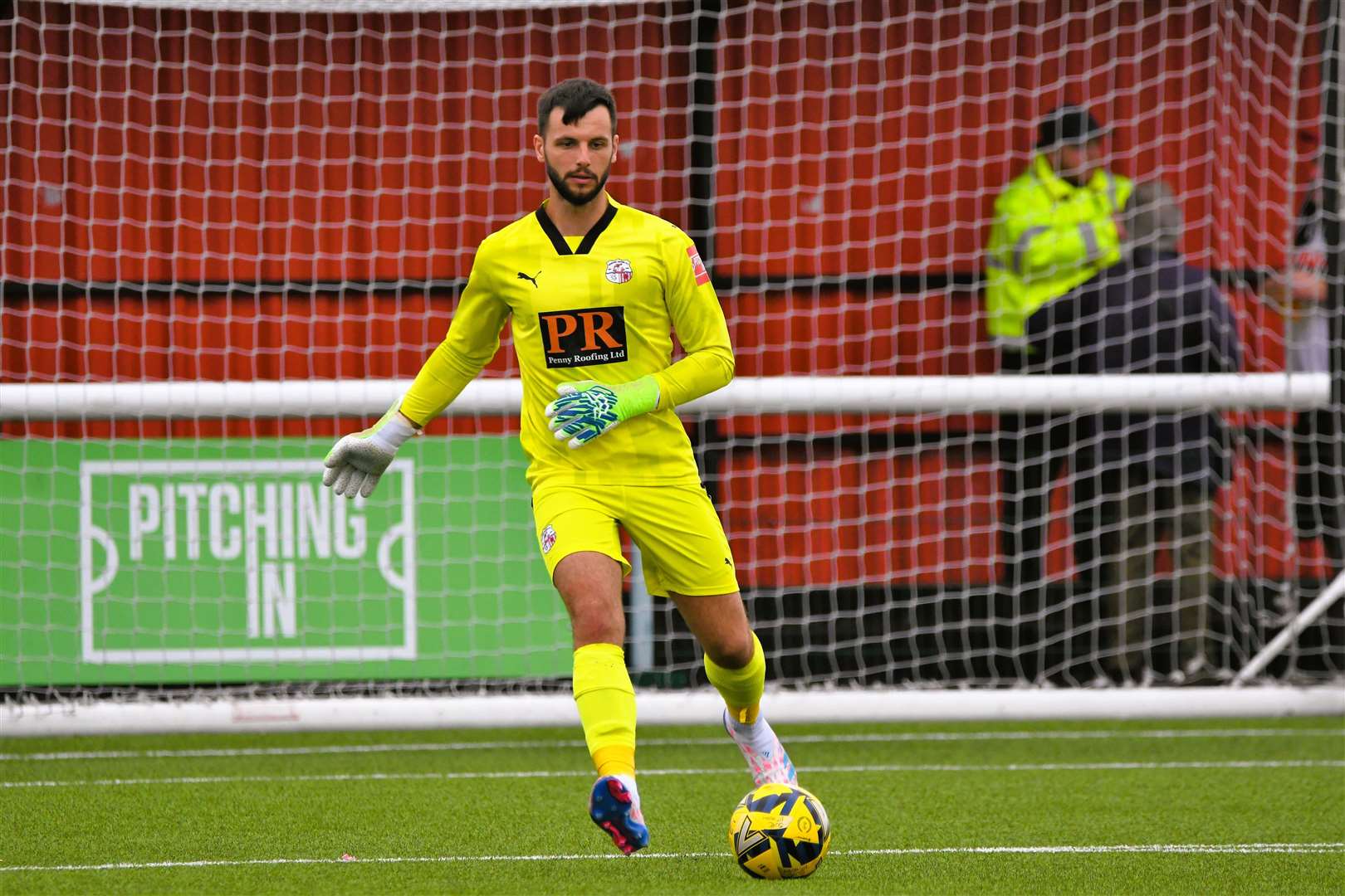 Keeper Aiden Prall is hoping for a successful season with Sheppey Picture: Marc Richards