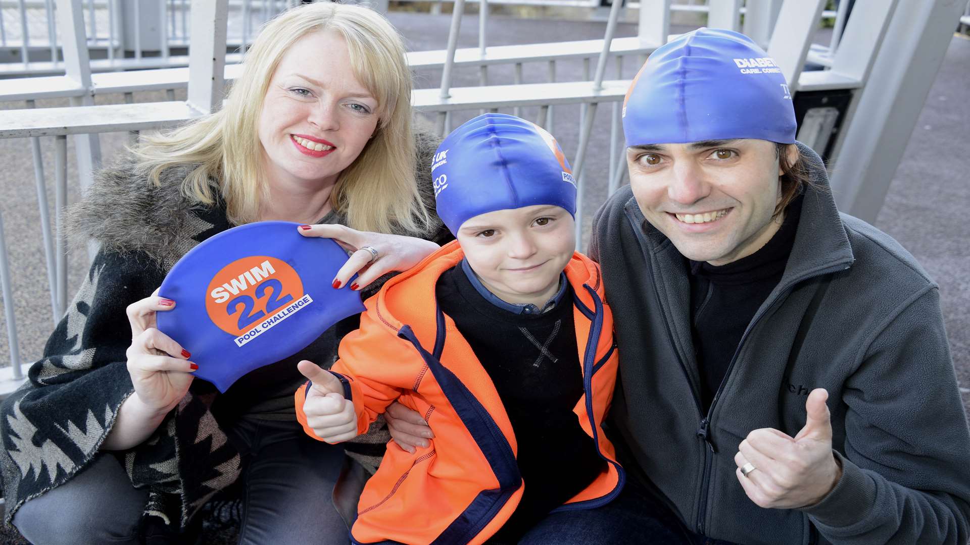 Maceo, 6, with mum Kay and dad Ashley