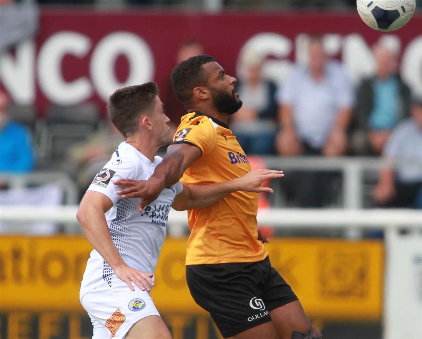 Dan Wishart scored Maidstone's injury-time equaliser against Havant Picture: John Westhrop