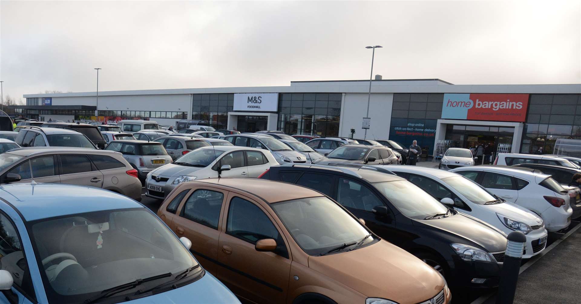 The car was parked at the Prospect Retail Park in Whitstable. Stock image.