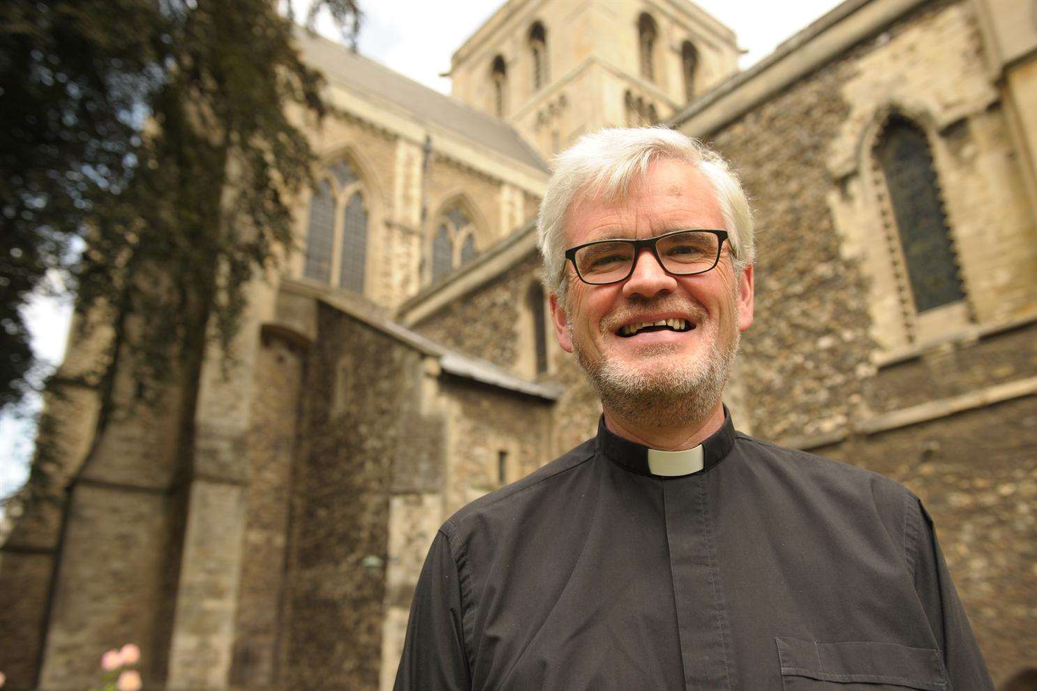 Dean of Rochester Cathedral, Mark Beach. Picture: Steve Crispe.