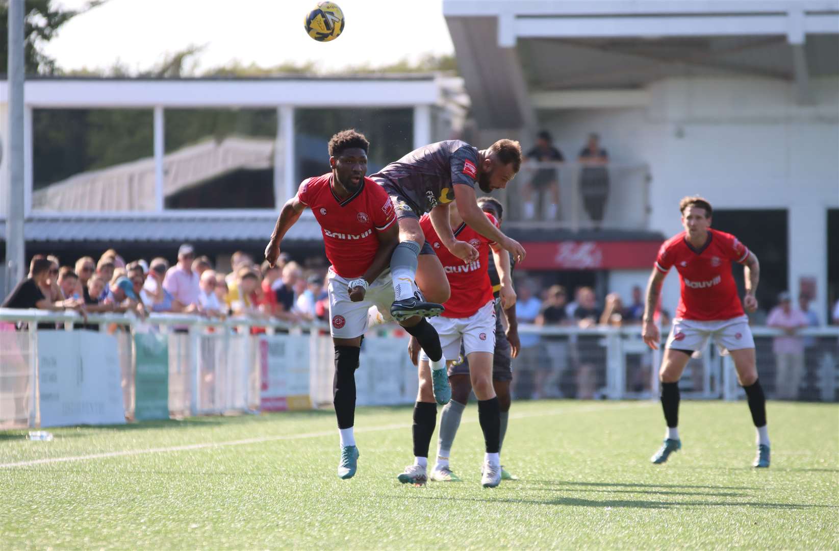 Weekend action between Chatham Town and Cray Wanderers Picture: Max English @max_ePhotos