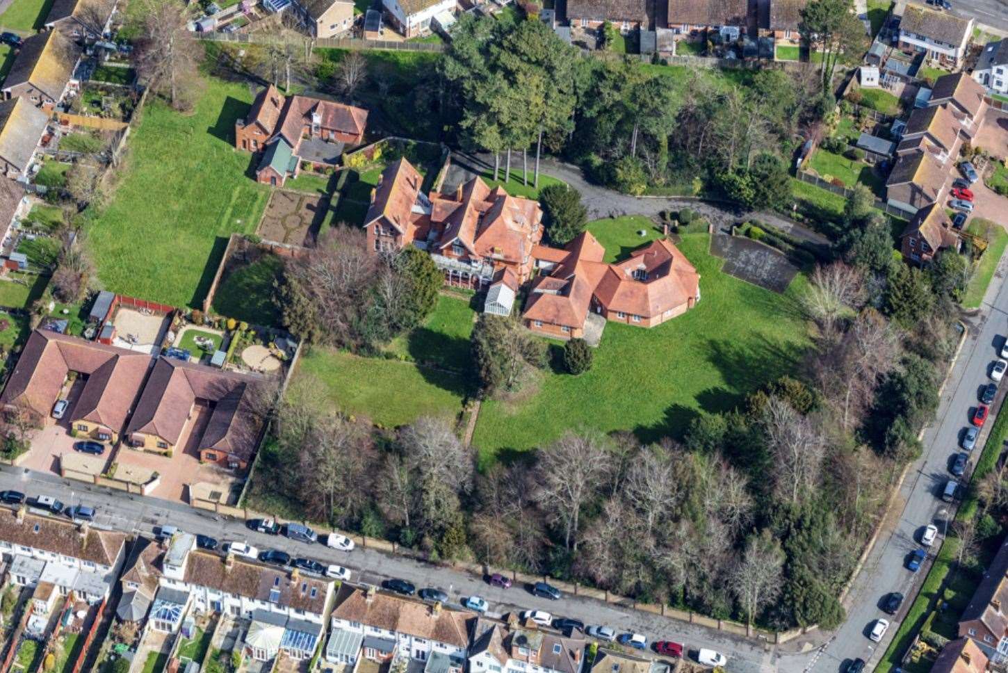 How the prominent site looks from above. Picture: Gerald Eve