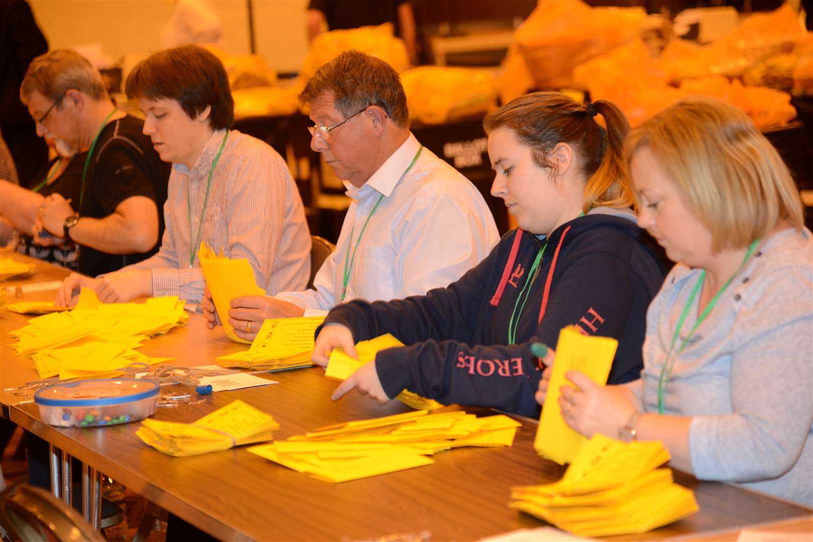 Tellers have started verifying the ballot papers