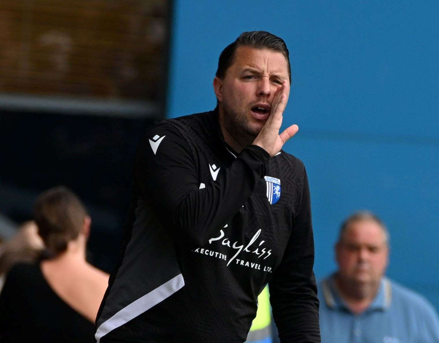 Gillingham manager Mark Bonner takes his side to Dartford tonight Picture: Barry Goodwin