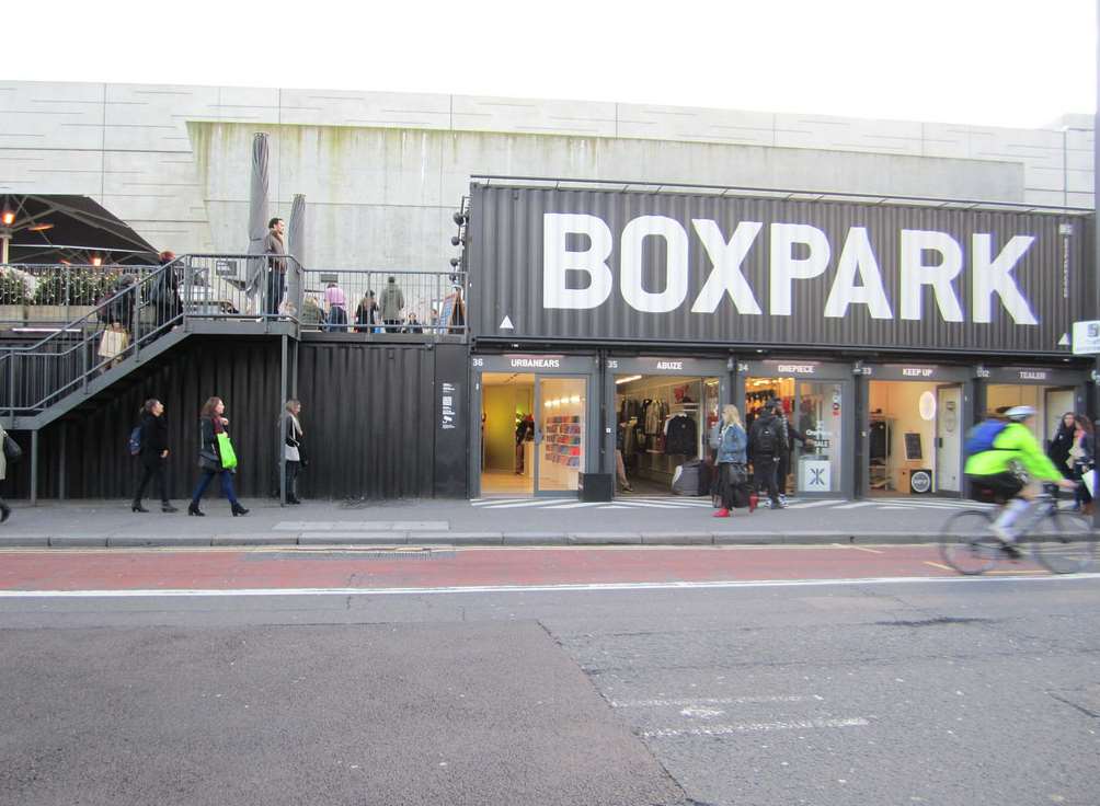 Boxpark in Shoreditch (image: La Citta Vita)