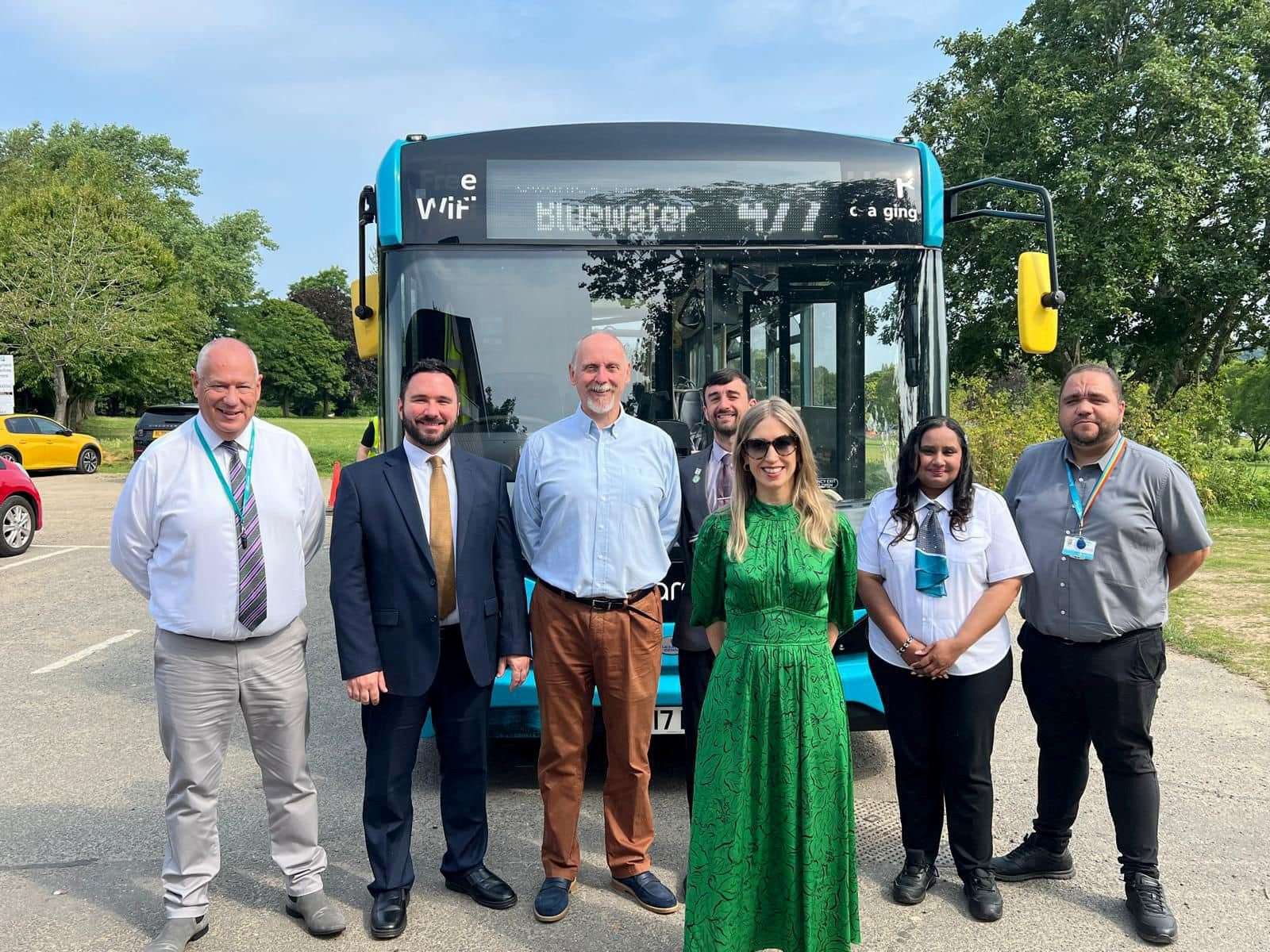 Sevenoaks MP Laura Trott worked with local councillors to encourage Arriva to reconsider stopping at Bluewater and Darent Valley Hospital again. Picture: Laura Trott