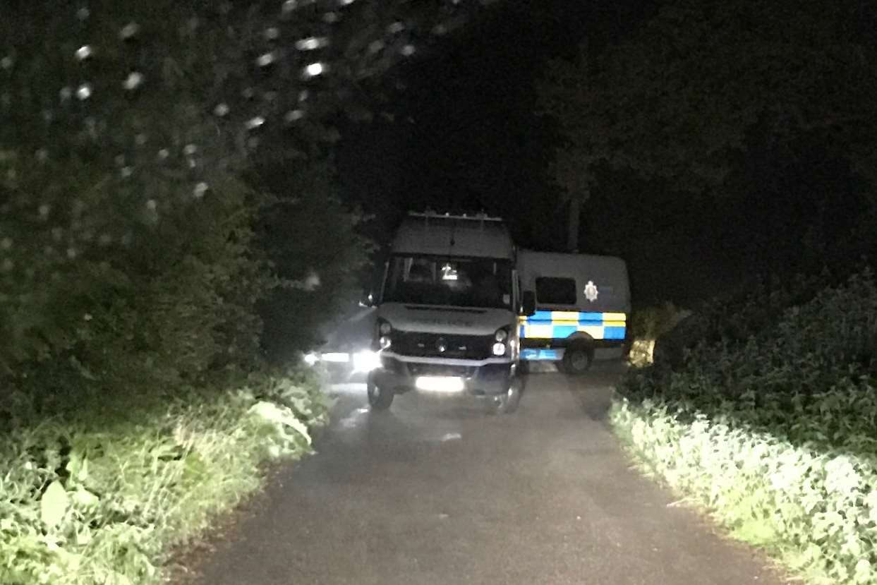 Police at the scene. Picture: Ben Doherty