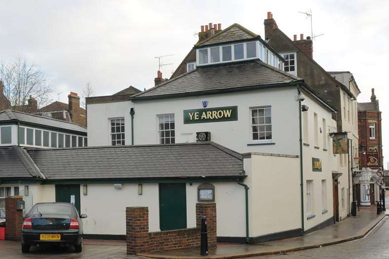 Ye Arrow pub in Boley Hill, Rochester