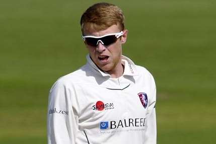 Kent Cricket's Adam Riley Picture: Barry Goodwin