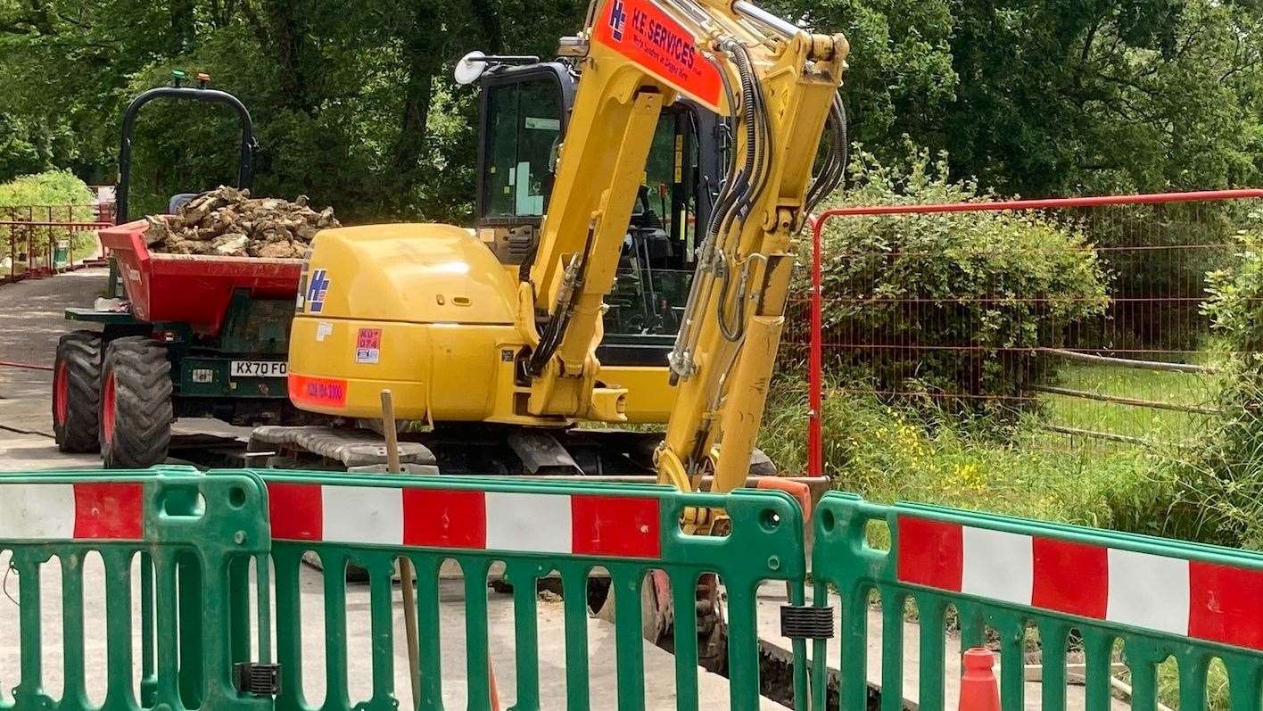 South East Water will be laying new mains in Headcorn