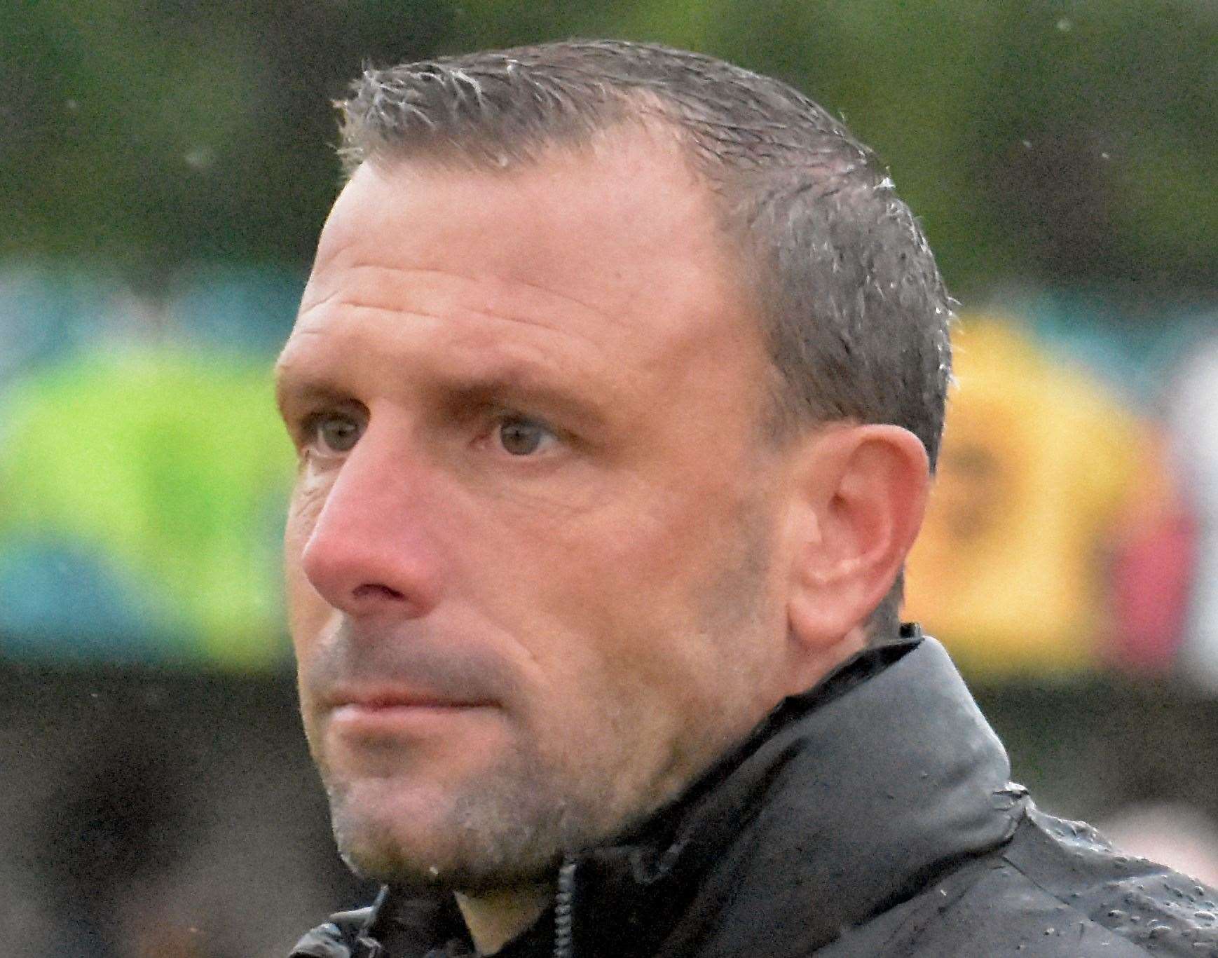 Cray Valley manager Steve McKimm - saw his team snatch a late point at Crabble to extend their unbeaten league streak 10 games. Picture: Randolph File